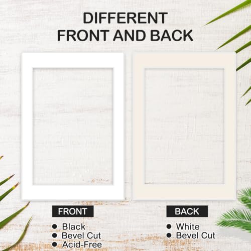 15 Pack White Picture Mats 24x36 for 20x30 Photos