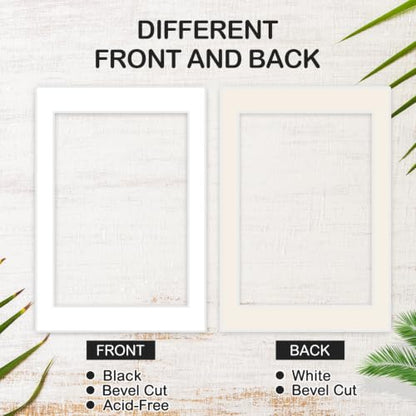 15 Pack White Picture Mats 24x36 for 20x30 Photos