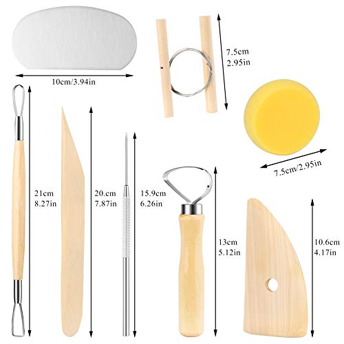 8 Pieces Pottery Tools