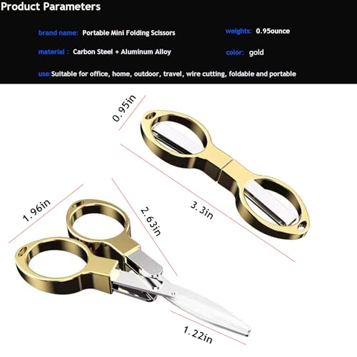 Mini Folding Scissors (2 Count)