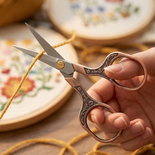 Crochet Scissors and Cross Stitch Scissors with Cover