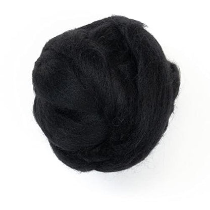 Colored Natural Bulk Wool roving (8 Ounce)