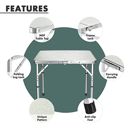 2FT Folding Camping Table