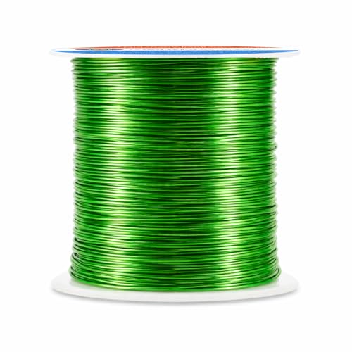 20 Gauge Lime Green Anodized Aluminum Craft Wire (100 Foot)