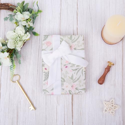 Vintage White Velvet Ribbon (75 Foot)