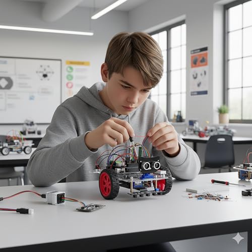 Smart Robot Car Kit for Arduino Adult Teen Robotic Assembly Starter