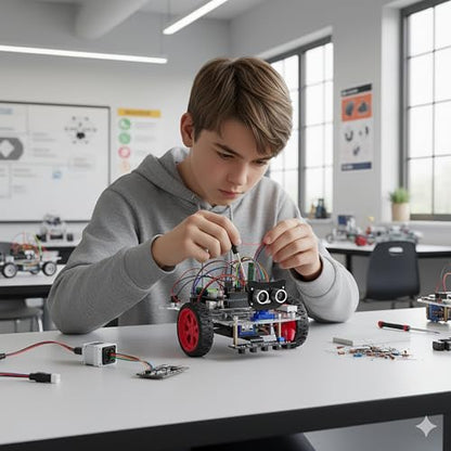 Smart Robot Car Kit for Arduino Adult Teen Robotic Assembly Starter
