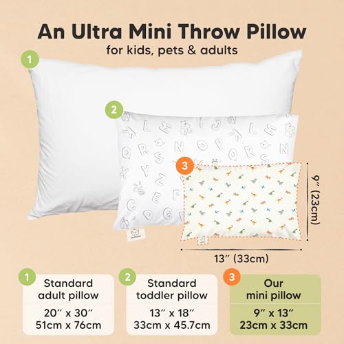 Mini Toddler Pillow with Pillowcase