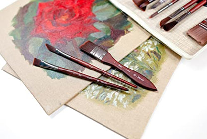 Professional Acrylic Paint Brushes Set (17 Count)