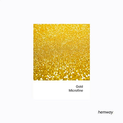 Resin Glitter Gold 100g Microfine Polyurethane & Epoxy Glitter (3.5274 Ounce)