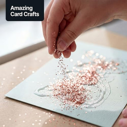 Craft Glitter Shaker Rose Gold 130g Microfine (4.6 Ounce)