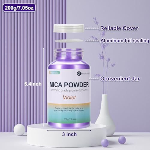Mica Powder 7.05OZ（200g） (7.0548 Ounce)