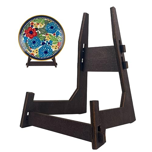 10 Inch Wooden Plate Display Stands
