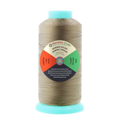 Size 92 280D T90 Dark Beige Bonded Nylon Thread