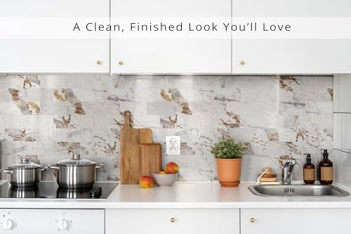 100 Pieces Peel and Stick Backsplash for Kitchen (12.5 Sq Ft)