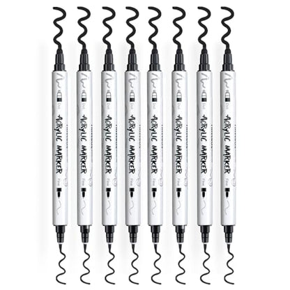 8 Pack Black Bold and Fine Dual (8 Count)