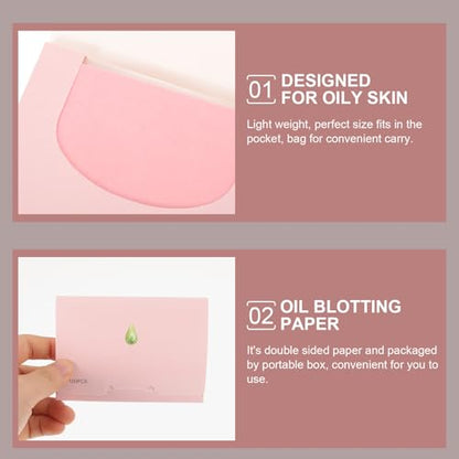 Oil Absorbing Sheets for Face 300 Count Aloe Scented Double