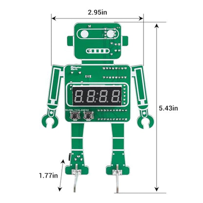 4 Digit DIY Digital Clock Kit