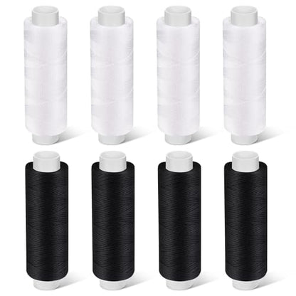 8 Rolls Sewing Thread 200 Yards Each Roll Thread for Sewing Machine (1600 Foot)