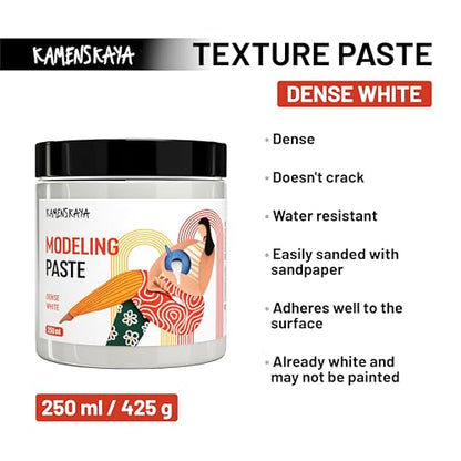 Modeling Paste for Textured Art and Acrylic Painting (8.45 Fl Oz)
