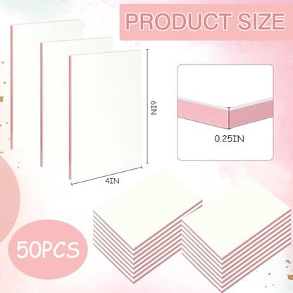 50 Pack Rubber Carving Blocks 4 x 6 Inch (50 Count)
