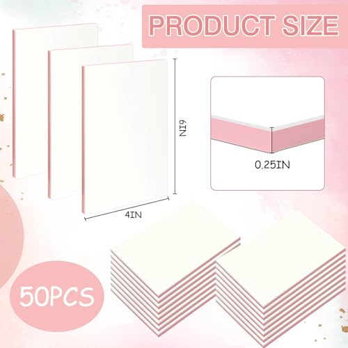50 Pack Rubber Carving Blocks 4 x 6 Inch (50 Count)
