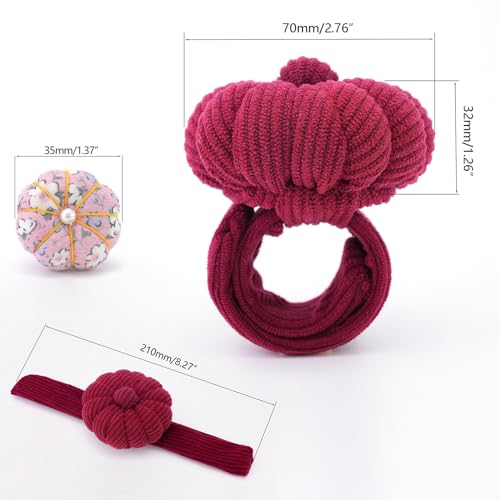 Wrist Pin Cushions for Sewing