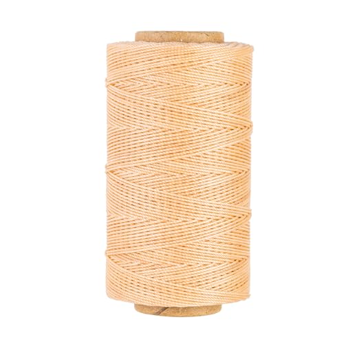 Bonded 0.8mm Round Waxed Polyester Cord (591 Foot)