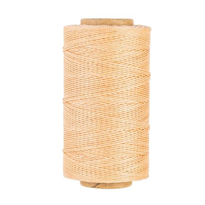 Bonded 0.8mm Round Waxed Polyester Cord (591 Foot)