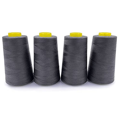 4 Cones of 3000 Yards Each Spool Thread for All Purpose (36000 Foot)