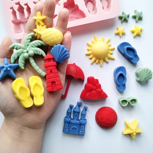 Summer Beach Theme Chocolate Molds (2 Count)