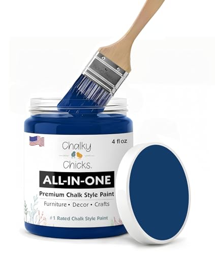 DC Blue 4 Fl Oz Chalk Paint for Furniture All in One