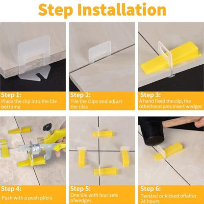 Tile Leveling System with Plier (3300 Count)