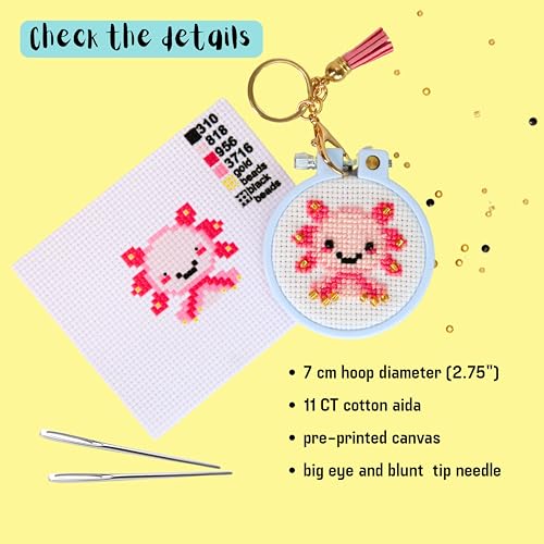 Embroidery Kit for Kids Cross Stitch Kits for Beginners Needlepoint