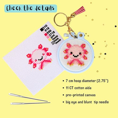 Embroidery Kit for Kids Cross Stitch Kits for Beginners Needlepoint