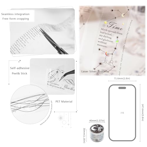 PET Washi Tape for Journaling Supplies