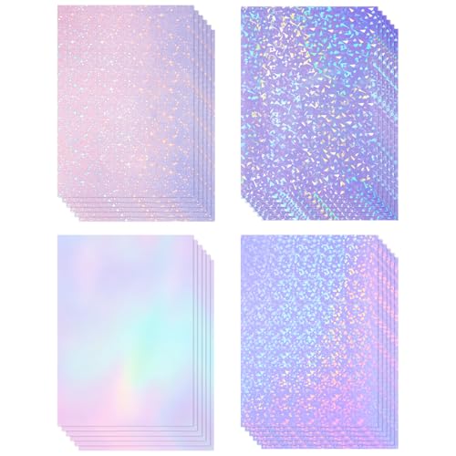 60 Sheets Holographic Laminate Sheets (60 Count)
