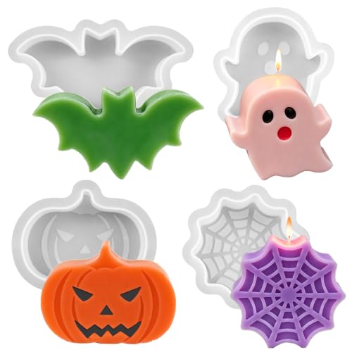 Halloween Candle Molds (4 Count)