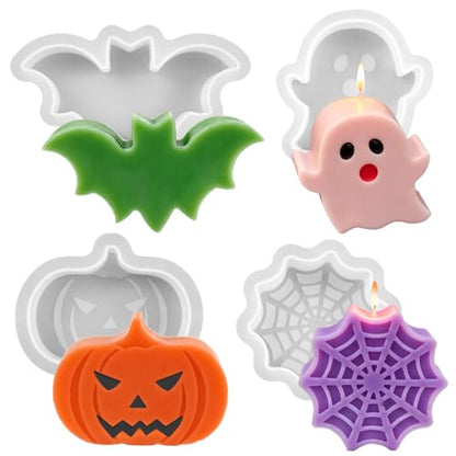 Halloween Candle Molds (4 Count)