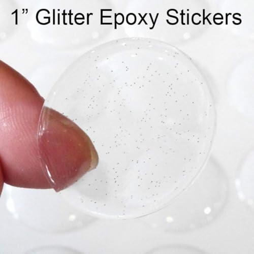 Epoxy Resin Dome Stickers (100 Count)