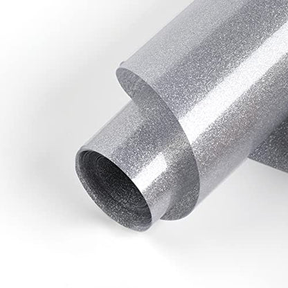 Silver Glitter Heat Transfer Vinyl