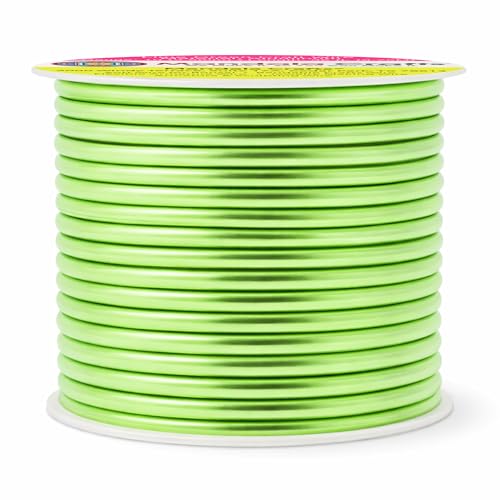 10 Gauge Lime Green Anodized Aluminum Craft Wire
