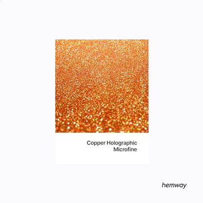 Resin Glitter Copper Holographic 100g Microfine (3.5274 Ounce)