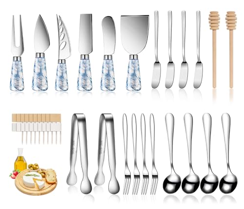 Marble Blue Cheese Knife Set