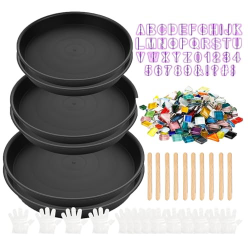 Stepping Stone Kit Includes 3 Size Cement Molds