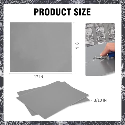 2 Pcs 9x12 Soft Linoleum Carving Block (2 Count)