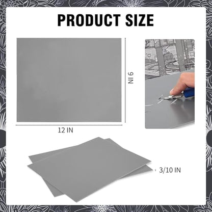 2 Pcs 9x12 Soft Linoleum Carving Block (2 Count)