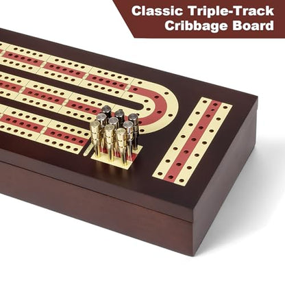 Cribbage Board Game Set