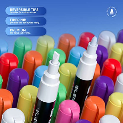 White Chalk Markers (2 Count)