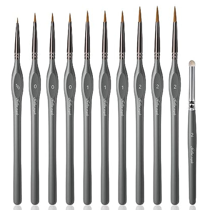 Miniature Paint Brushes Drybrush